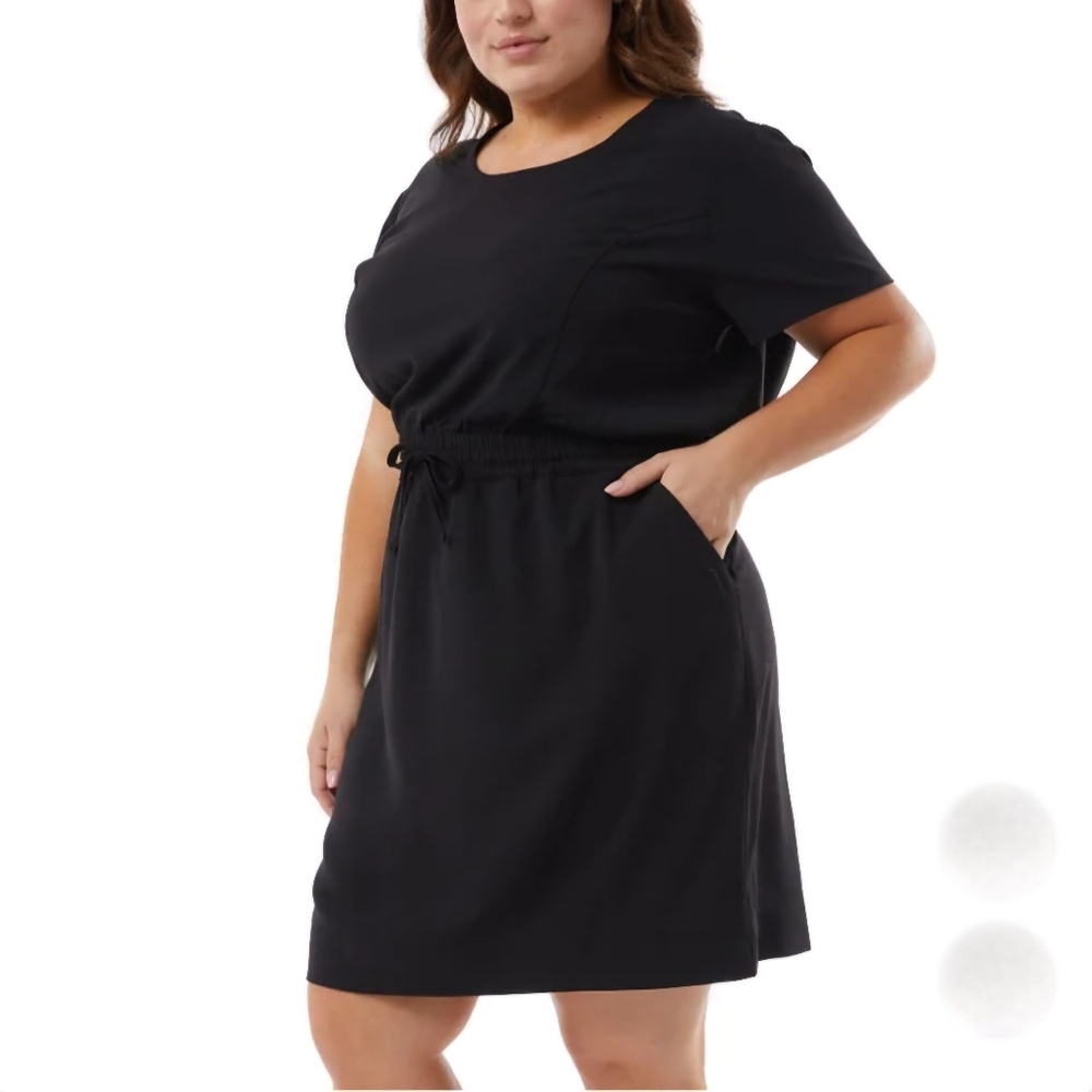 32 Degrees Ladies' Twill Dress Black Size XL - Picture 3 of 7